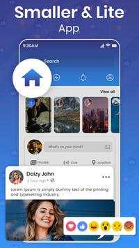 Lite for Facebook screenshot 1