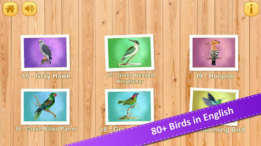 Jigsaw Birds Collection Puzzle 1- Educational Game screenshot 4
