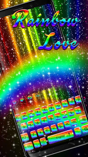 Rainbow Love Keyboard screenshot 1