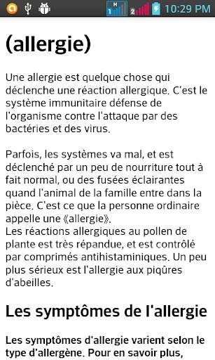 Dictionnaire Des Maladies скриншот 3