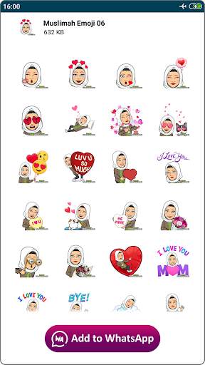 Islamic Stickers for WA WAStickerApps screenshot 8