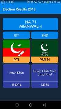 Pakistan Elections Result 2018 screenshot 1