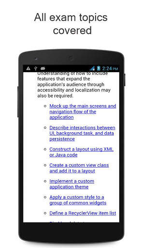 Exam Certificate - For Android developer screenshot 3