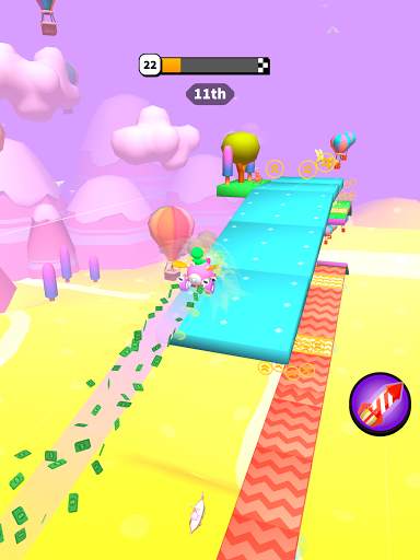 Road Glider - Flying Game screenshot 2