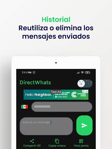 DirectWhats - WhatsApp sin guardar el número screenshot 4