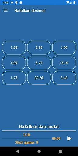 Pelatihan memori screenshot 8