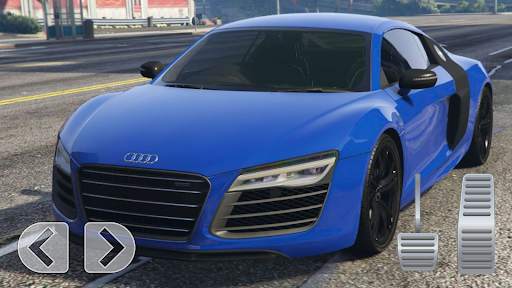 City Driving R8 Car Simulator screenshot 2