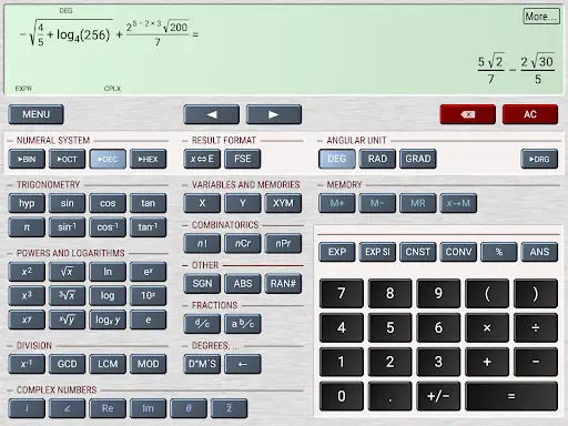 HiPER Scientific Calculator screenshot 13