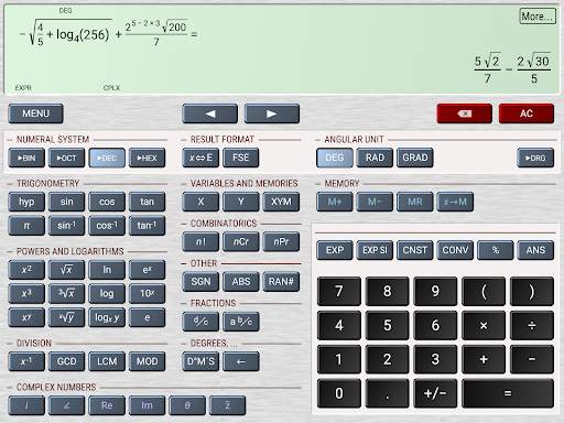 HiPER Scientific Calculator screenshot 13