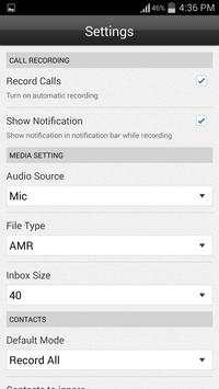 Telephone Call Recorder screenshot 3