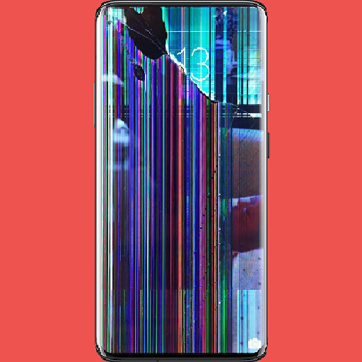 Broken Screen Prank 2021 أيقونة