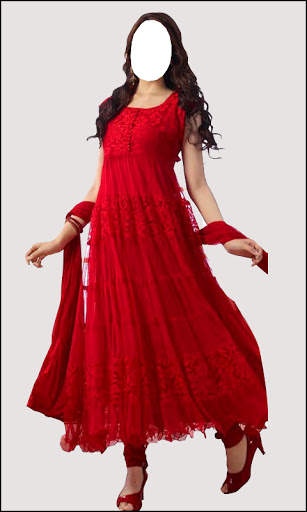 Women Girls Anarkali Frock Photo Editor New screenshot 6