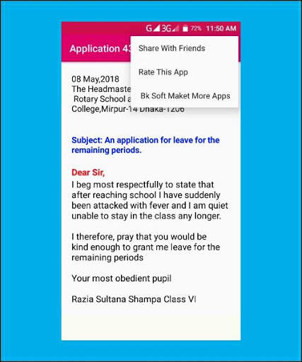 Application Writing Free screenshot 5