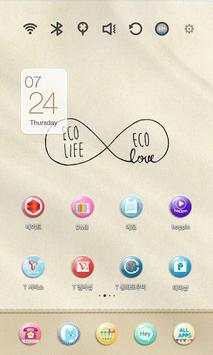 Ecolife Ecolove Launcher Theme screenshot 2