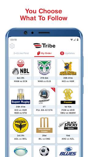 Tribe: Super Rugby, NRL, Cricket, Premier League   screenshot 2