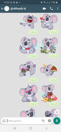Stickers WA Koala Stitch For WAStickerApps screenshot 5