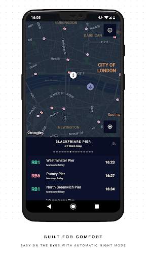 London River Bus Times and Map - Thames Commuter screenshot 3