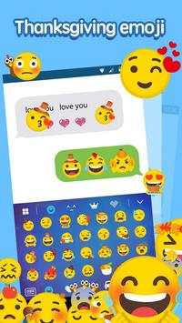 Emoji Keyboard：Thanksgiving 2 تصوير الشاشة