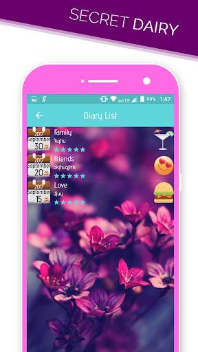 Secret Diary With Lock 3 تصوير الشاشة