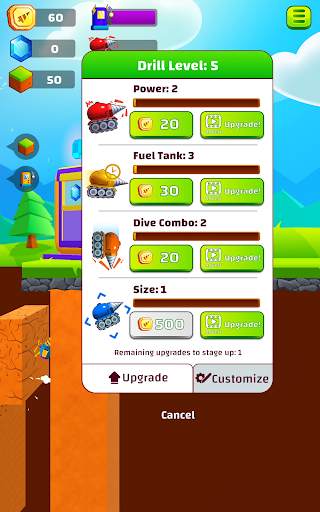 Ground Digger: Lava Hole Drill screenshot 19