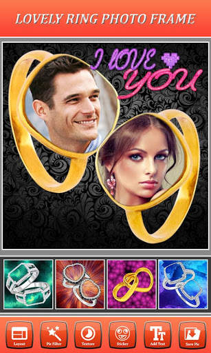 Lovely Ring Photo Frame : Wedding Photo Ring screenshot 2
