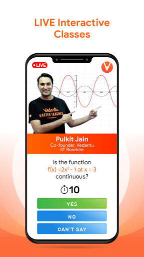 Vedantu: LIVE Learning App | Class 1-12, JEE, NEET screenshot 1
