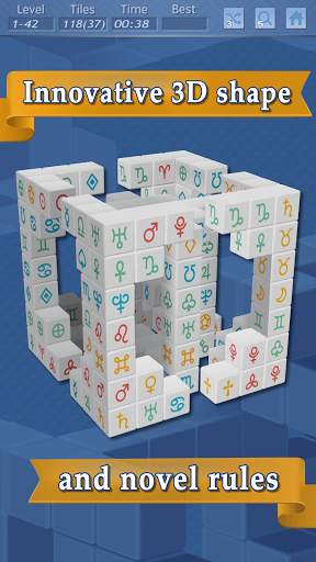 Cubic Mahjong 3D скриншот 3