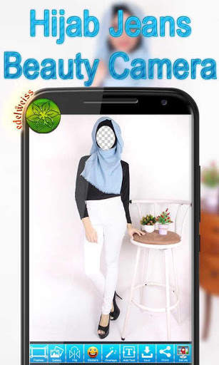 Hijab Jeans Beauty Camera 3 تصوير الشاشة