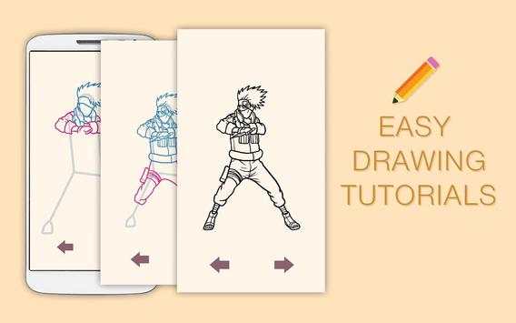 Draw Drawing Manga Legends Naruto Fighter screenshot 1