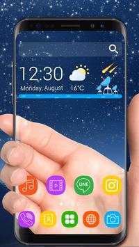 Galaxy S8 3D Launcher Theme Live HD Wallpapers screenshot 2