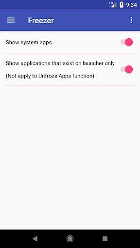 EXA Freezer: Disable and Enable Application Easily screenshot 4