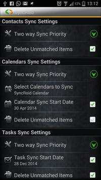 SyncRoid - Outlook Sync Lite screenshot 4