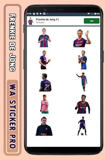 Frenkie de Jong - WA Sticker screenshot 2
