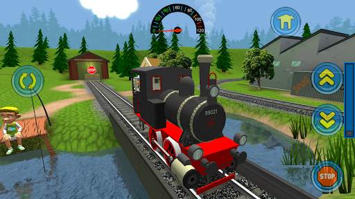 My First Toy Train, train simulator for kids screenshot 2