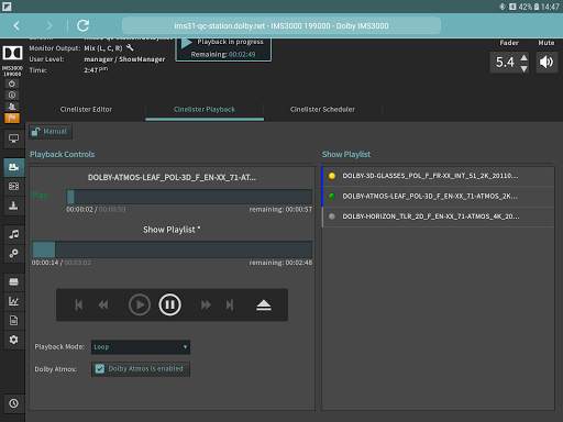 Cinema Server Control скриншот 3