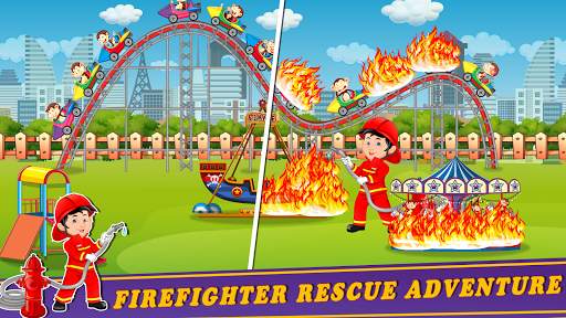 Firefighter Rescue Truck Games screenshot 5