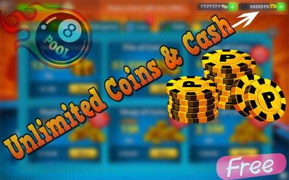 Coins and Cash for 8 ball Prank screenshot 1