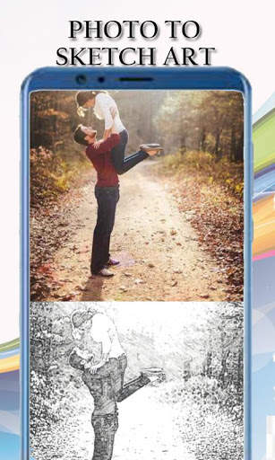 Selfie Photo Sketch-Photo Editor Pencil Sketch Art screenshot 5