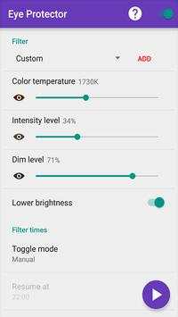Auto Eye Protector (Nightmode) screenshot 5
