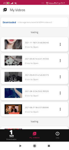 تنزيل الفيديو من TikTok بدون علامة: Tik Downloader screenshot 3