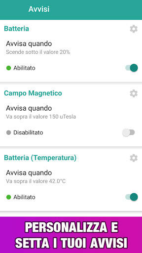 Sensor Charts: Sensori Telefono screenshot 6