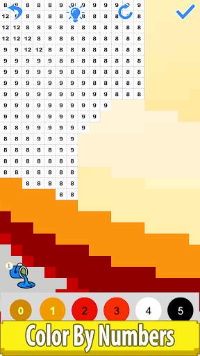 Musical Instruments Pixel Art - Color by Number screenshot 8