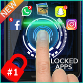 Fingerprint Pattern App Lock आइकन