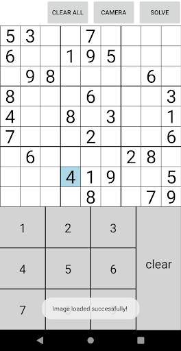 Sudoku Solver: Solve sudoku from picture or camera screenshot 1