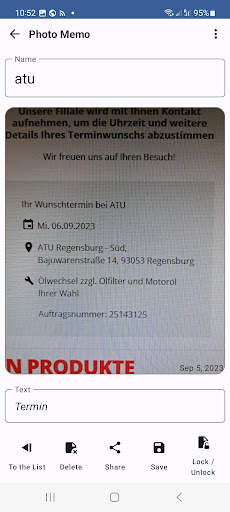 Photo Memo: Safe Photo Note screenshot 3