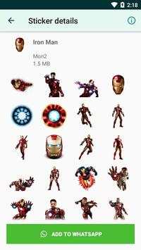 Avengers Stickers for WhatsApp (WAStickerApp) screenshot 2