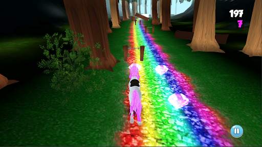 Unicorn Dash Jungle Run 3D screenshot 11