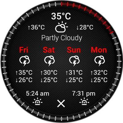 Extreme Watch Face & Clock Live Wallpaper screenshot 27