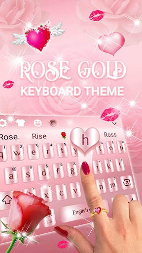 Rose Gold Keyboard स्क्रीनशॉट 2