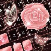 Rose Butterfly keyboard 10001001